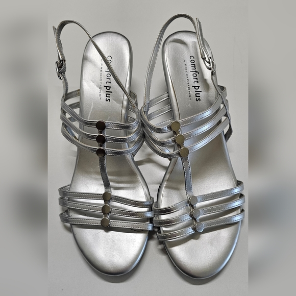 Maje Shoes - Maje Women's Silver Strappy Sandals Sz 11